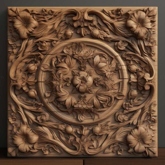 Patterns and decorations (st multi 2, PATTERN_2142) 3D models for cnc